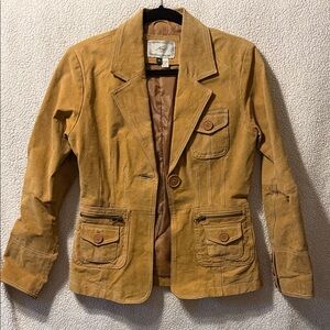 Women's Tan Leather Jacket